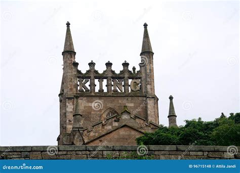 Abbey, Dunfermline, Scotland Stock Photo - Image of history, cross ...