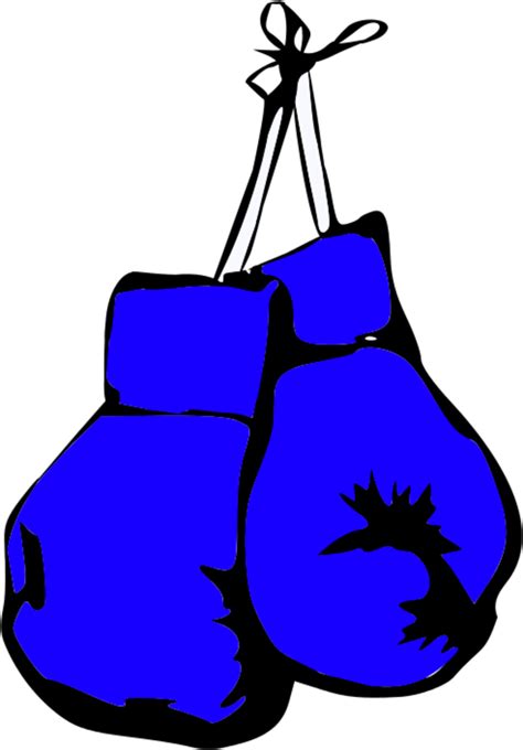 Blue Boxing Gloves Clipart - ClipArt Best