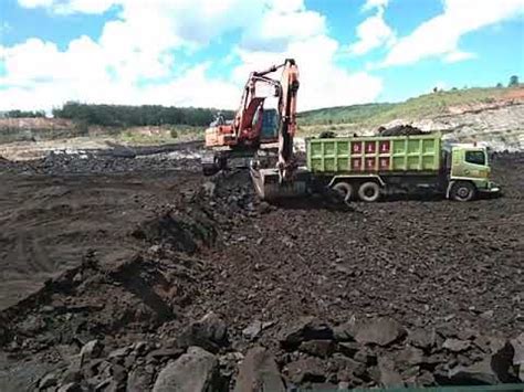 Proses Loading Point Batu Bara Di Pit Youtube