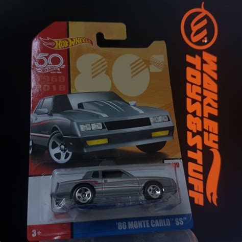 Hot Wheels 50TH ANNIVERSARY THROWBACK SERIES 86 MONTE CARLO SS Shopee Malaysia