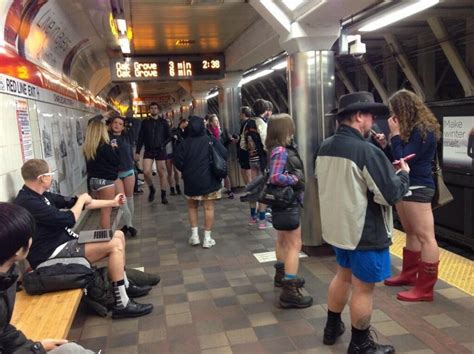 No Pants Subway Ride Sends Thousands Out In Underwear