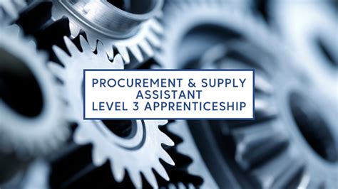 Procurement Level 3 Apprenticeship The Apprentice Academy