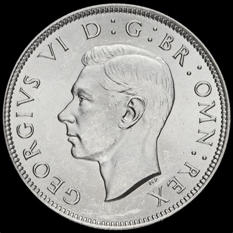 George Vi Silver Two Shilling Coin Florin