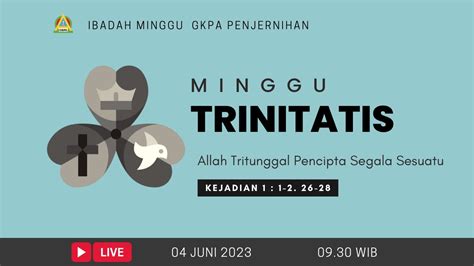 Live Stream Ibadah Minggu Trinitatis Juni Youtube