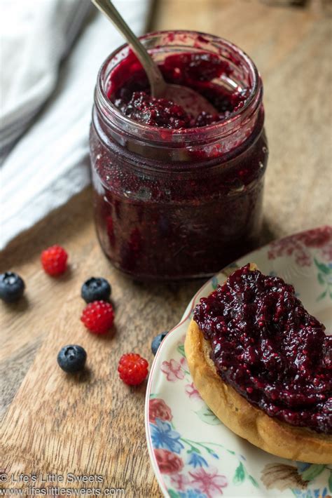 How To Make Basic Fruit Jam Without Pectin Wineberry Blueberry Jam