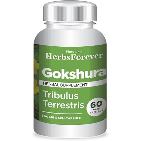 Amazon Herbsforever Gokshura Capsules Tribulus Terrestris