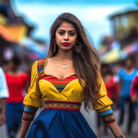 Premium Photo | Beautiful woman in a traditional dress of national ...