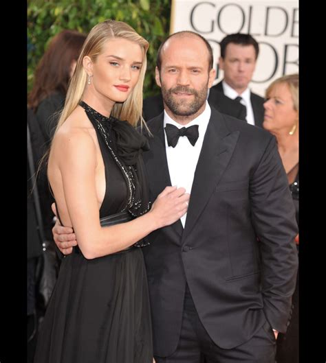 Photo Rosie Huntington Whiteley Et Jason Statham Lors Des Golden