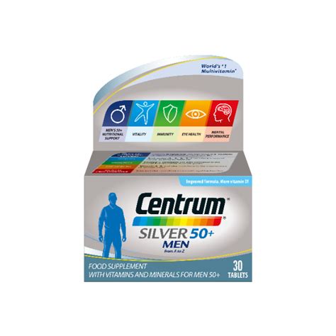 CENTRUM SILVER 50+ MEN 30 TABLETA | On-line Apoteka Janković