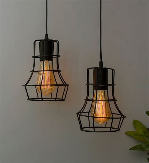 Buy Contemporary Black Metal Hanging Light At 45 Off By Homesake Pepperfry