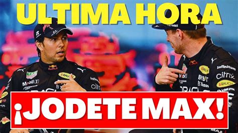 El Nuevo Rb De Sergio P Rez Es M S R Pido Que El De Verstappen Max