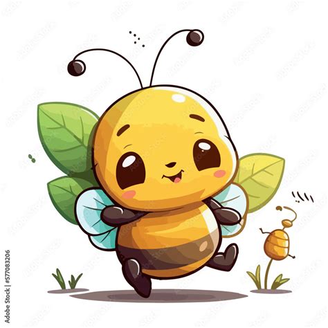 Baby Bumble Bee Vector