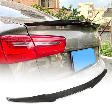 Amazon JC SPORTLINE Carbon Fiber Rear Trunk Spoiler For Audi A6 C7