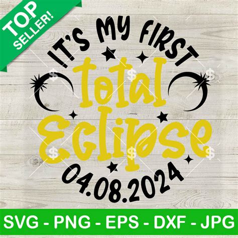 Total Solar Eclipse April 2024 SVG Bundle Solar Eclipse Team SVG