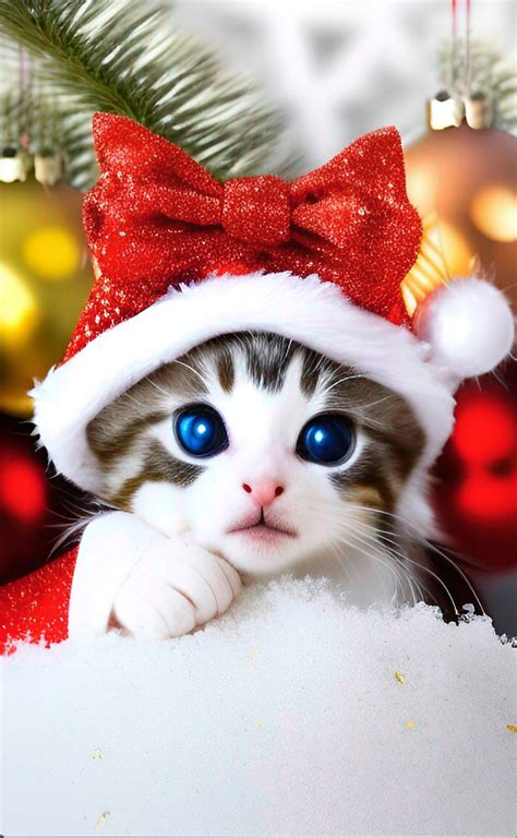 Christmas Kitten 3 By Solar Wind On Deviantart