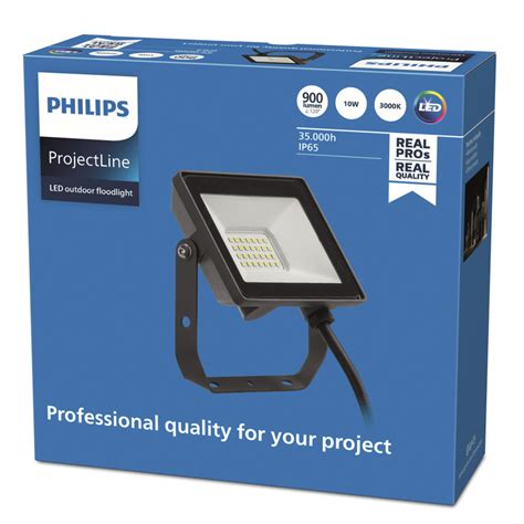 Philips Projectline Floodlight 10W 3000K Toolstation