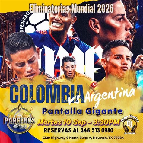 Colombia Argentina La Revancha En Parceros Tickets Boletos At Parceros