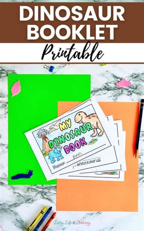 Dinosaur Booklet Printable Educational And Fun