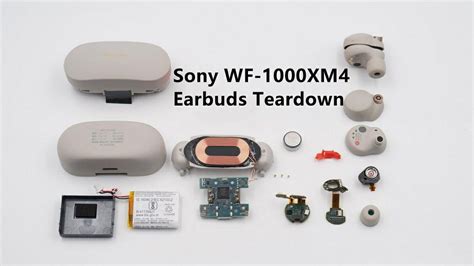 Sony WF-1000XM4 true wireless noise cancelling earphones teardown →More ...