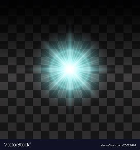 Blue glow light effect Royalty Free Vector Image