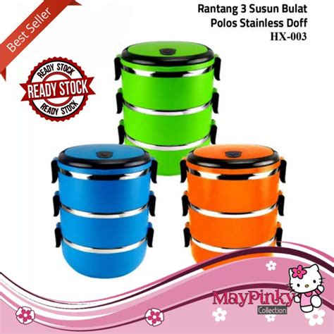 Jual Rantang Lunch Box Tempat Makan Makanan Lauk Sayur Piknik Susun