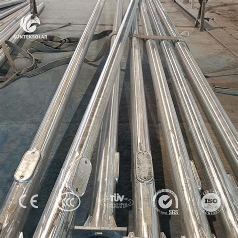Sale Hot Hip Galvanization Flag Poles Tapered Light Street Lamp Post Lighting Pole China