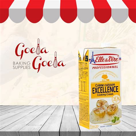 Jual Cooking Cream Elle Vire Liter Shopee Indonesia