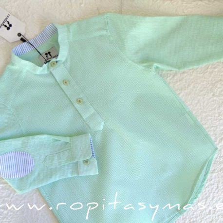 Camisa Mini Vichy Verde Ni O Lima Lim N La Martinica Ropitas