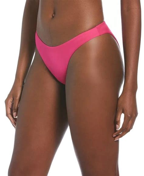 Nike PINK PRIME Essential Sling Cheeky Bikini Swim Bottom US Small EBay