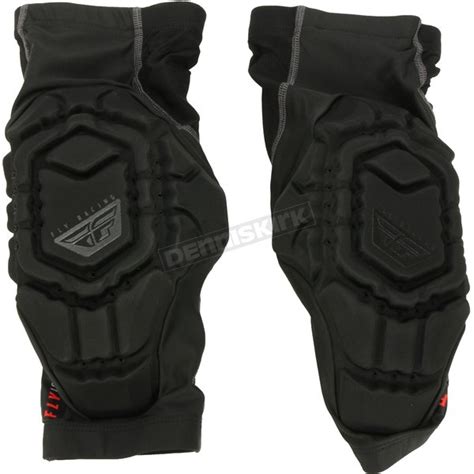 Fly Racing Black Ce Barricade Lite Elbow Guard Dennis Kirk