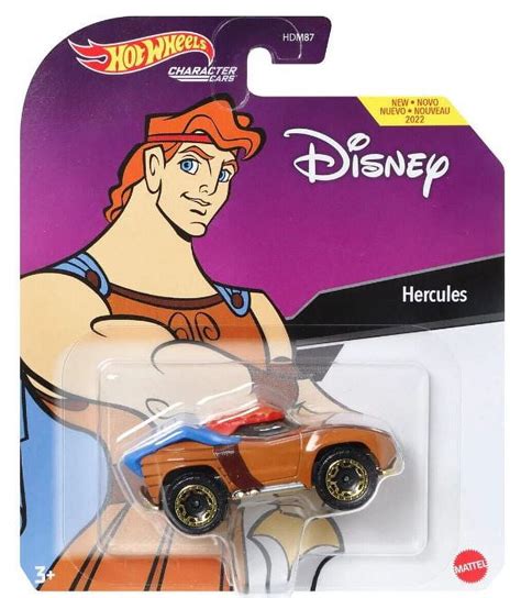 Hot Wheels Disney Hercules Character Car Play Vehicle Walmart