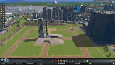 Cities Skylines Surviving Mars Rocket Launch Chirpx Youtube