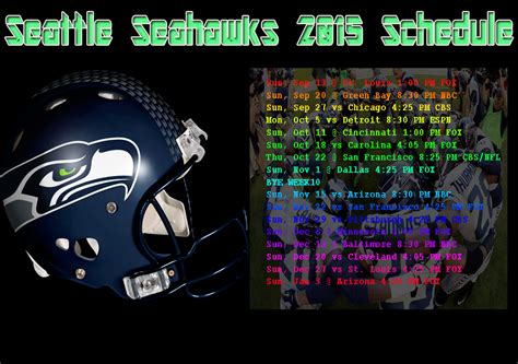 🔥 [50+] Seattle Seahawks Schedule Wallpapers | WallpaperSafari