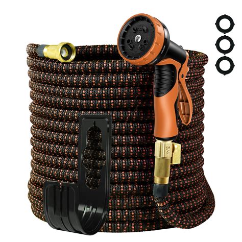 125ft Expandable Garden Hose Lightweight Water Hose Orange - Walmart.com