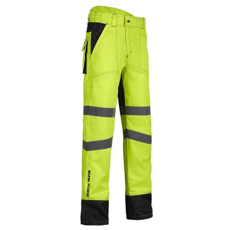 PANTALON DE TRAVAIL HAUTE VISIBILITÉ BELLUS JAUNE Nine Worths by