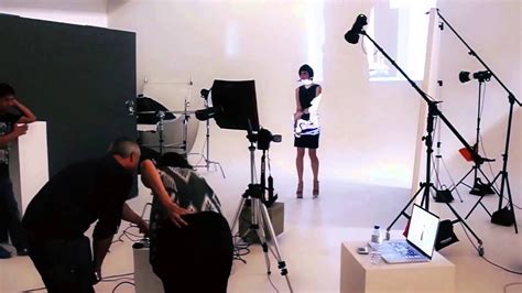 Behind The Scenes Of A Fashion Commercial Shoot Youtube