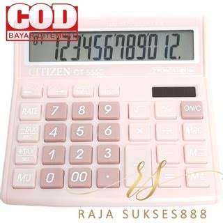 Jual Calculator Citizen Ct Warna Pastel Kalkulator Citizen N