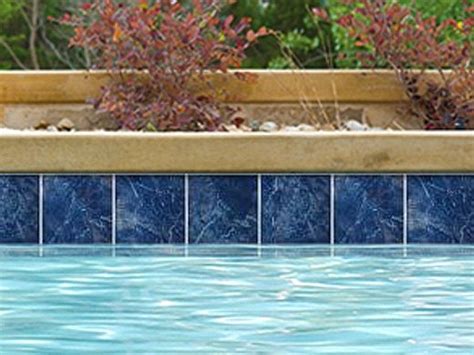 National Pool Tile Blue Seas 6x6 Series Royal Blue Sea Royal