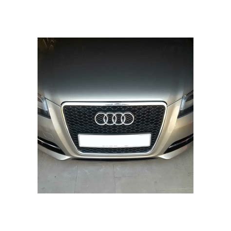 Calandre Avant Design Audi A Look Rs Noir Chrome Autodc