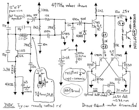 Rc Car Transmitter Diagram