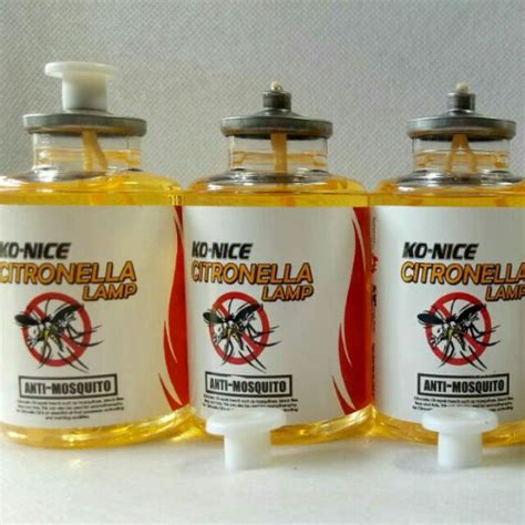 3pc Set Citronella Lamp Oil Anti Mosquito Shopee Philippines