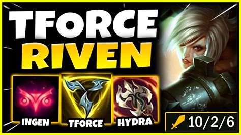 Rivens Tforce Meta Build How Strong Is It Now Riven Top Gameplay