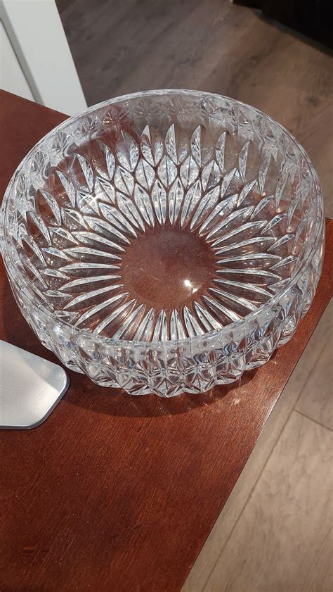 Vintage Lead Crystal Bowl. - Etsy