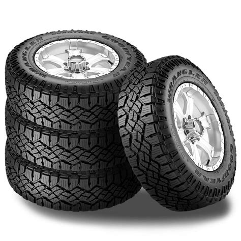 4 Goodyear Wrangler DuraTrac LT 315/70R17 121Q Truck All Terrain 3PMSF Tires 312031142 / 315/70 ...