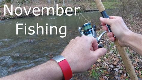 Fishing Creeks For Bass And Trout In The Fall Fishing A Warm Day In