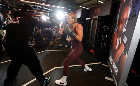 Natasha Jonas vs Mikaela Mayer open workout kicks off fight week in ...