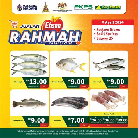 Segi Fresh Jualan Ehsan Rahmah Promotion Apr