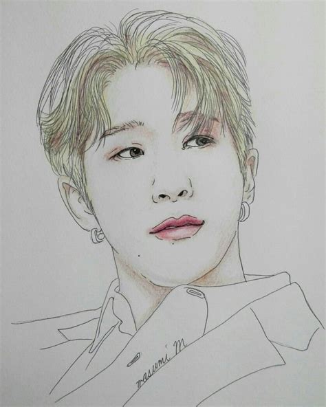 ASTRO JINJIN ジンジン Kpop drawings Drawings Astro