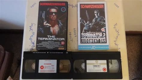 The Terminator Terminator Judgement Day Vhs Video Tape Bundle