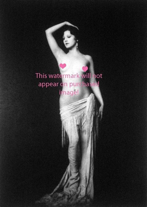 Showgirl Semi NUDE TOPLESS Vintage Photo Reprint Mature Etsy Singapore
